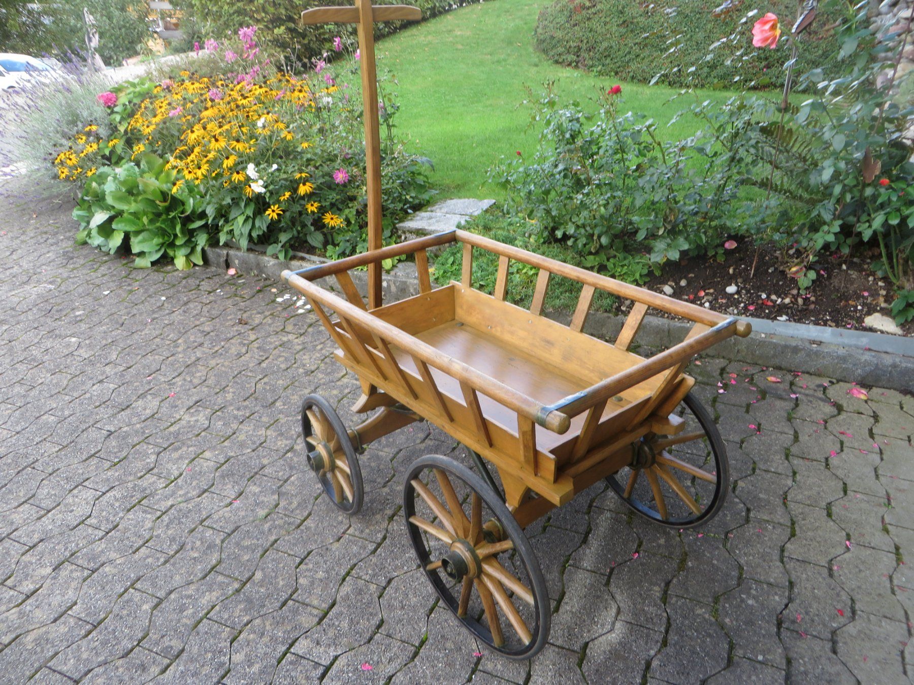 Carrelli di trasporto: Nr. 2 Orginal restauriertes Leiterwägeli / Leiterwagen – Usato da Ermenswil venduto da lodero 1