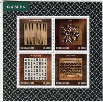 Block "Backgammon, Go, Mancala". Sierra Leone