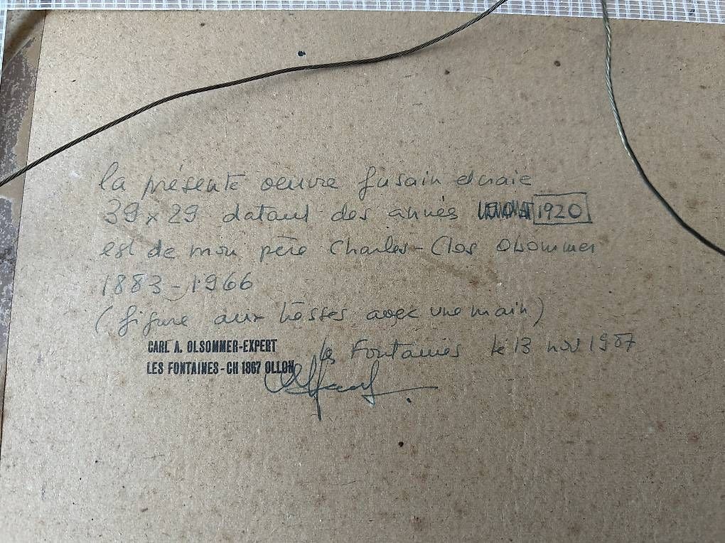 Tableaux: Pastel C.C. Olsommer  – D'occasion à Morges par flo_68sd 1