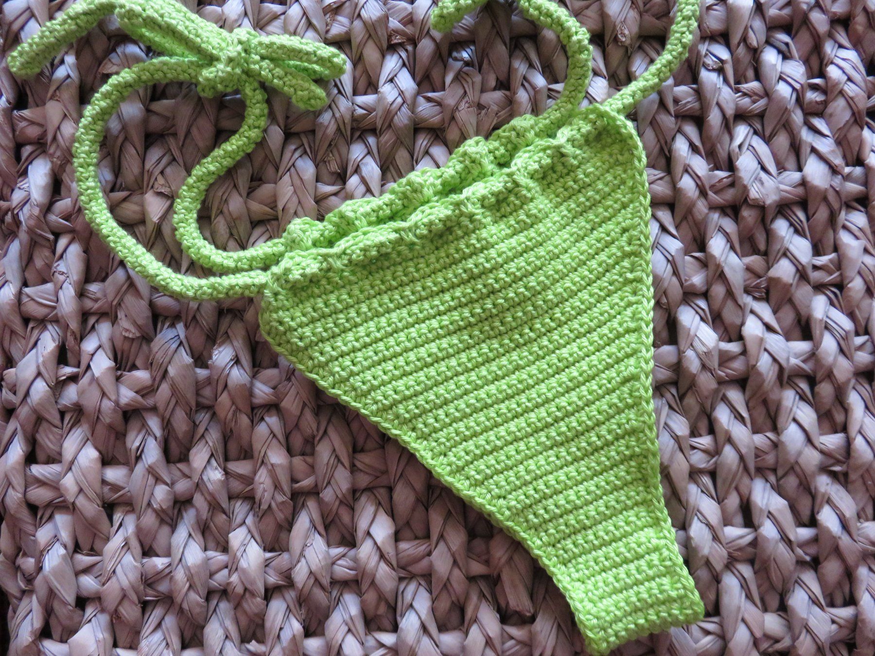 Costumi da bagno & Bikini: Bikini - Baumwolle, handgemacht, Bademode – Nuovo (secondo la descrizione) da Luzern venduto da Krista1 5