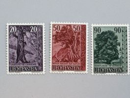 1959, Heimatliche Bäume und Sträucher III FL321-FL323 postf