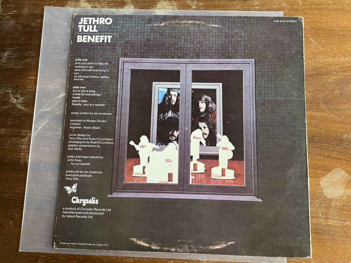 Dischi in vinile: Jethro Tull - Benefit - Vinyl – Usato da Bern venduto da rxbenx 1