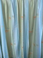 4 Vorhänge Pastell grün/blau, hell und frisch!