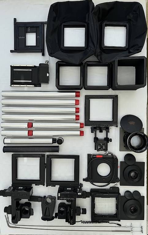 Sinar Fotocamera: Sinar P2 Studioset, mit Copal Hinterlinsenverschluss – Usato da Wiler b.Utzenstorf venduto da Murdoc1 1