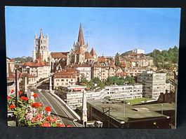 Lausanne, la Cathédrale et le point Bessières