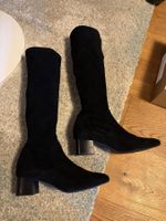 Schwarze Overknee Stiefel, Gr. 40 neue 🤩