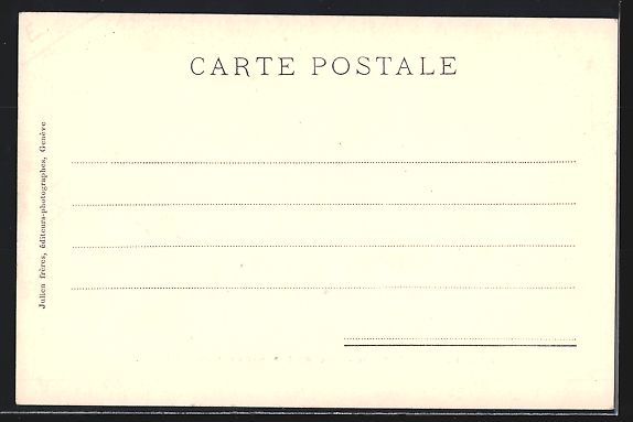 Cartoline postali: Bourg St. Pierre, Hotel du Déjeuner de  – Usato da Berlin venduto da bartko-reher 1