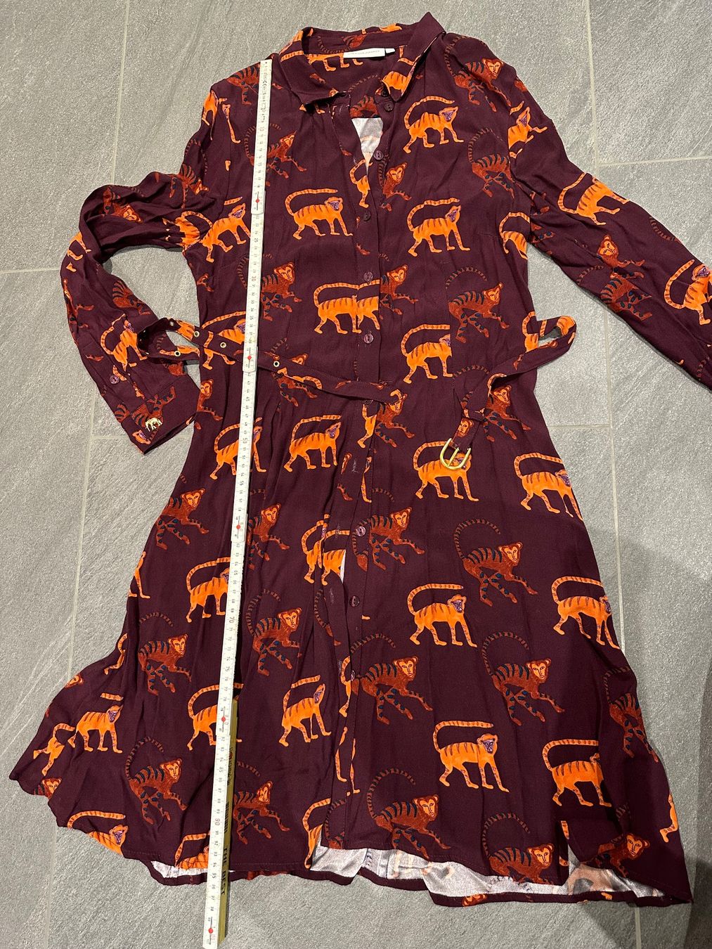 Vestiti: Herbstkleid mit Affenprint, Gr. M, Fabienne Chapot – Usato da Sissach venduto da Vanessa_Atalanta 6