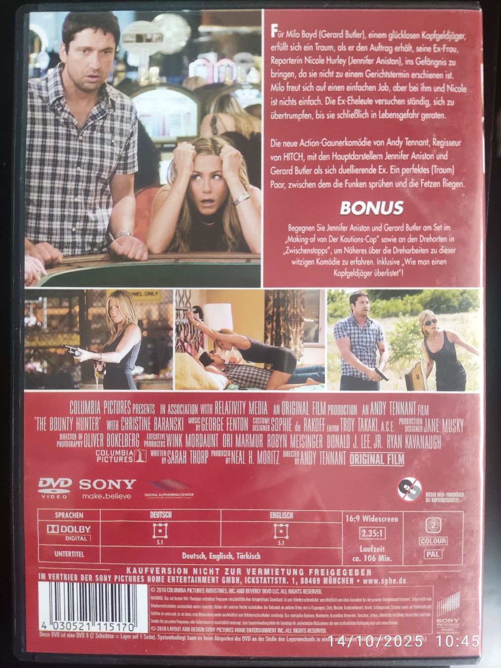 Alle DVDs: Der Kautions-Cop – Gebraucht aus Basel von Alacant 1
