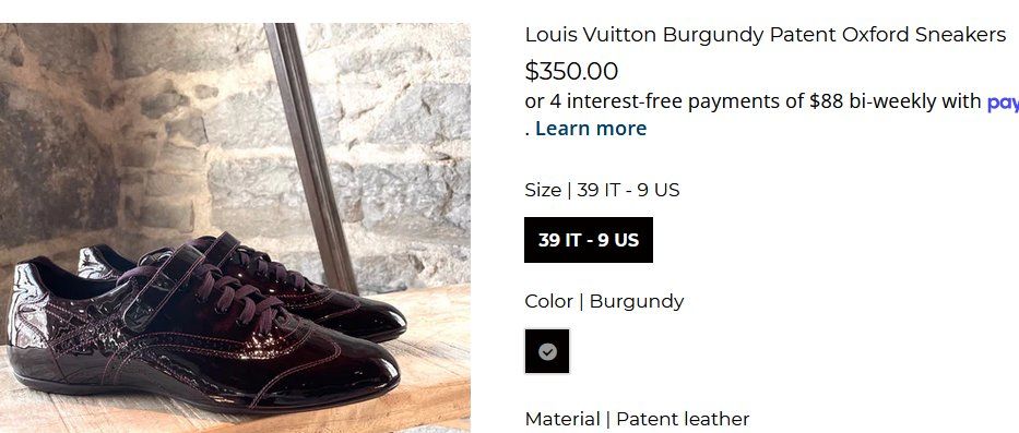Louis Vuitton Scarpe da donna: Sneakers Louis Vuitton .37 – Usato da Collonges venduto da Auganien 9