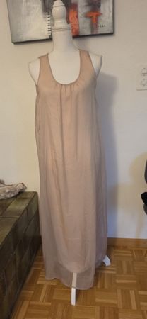Elegantes Sommerkleid von Moon&Me in Beige Gr. S, neuwertig 
