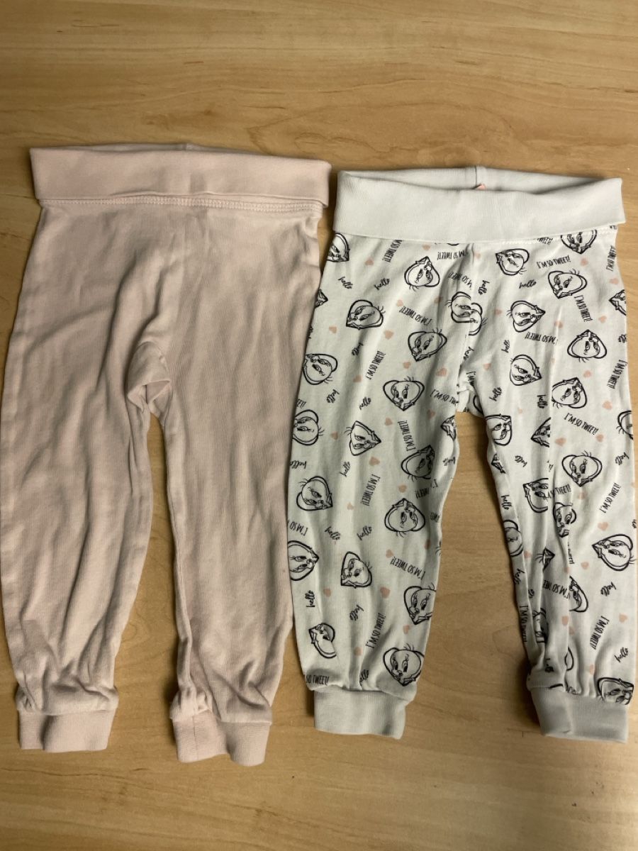 Hosen: 2 Hösli Tweety Mädchen Gr. 74/80  – Gebraucht aus Obergerlafingen von cabo4