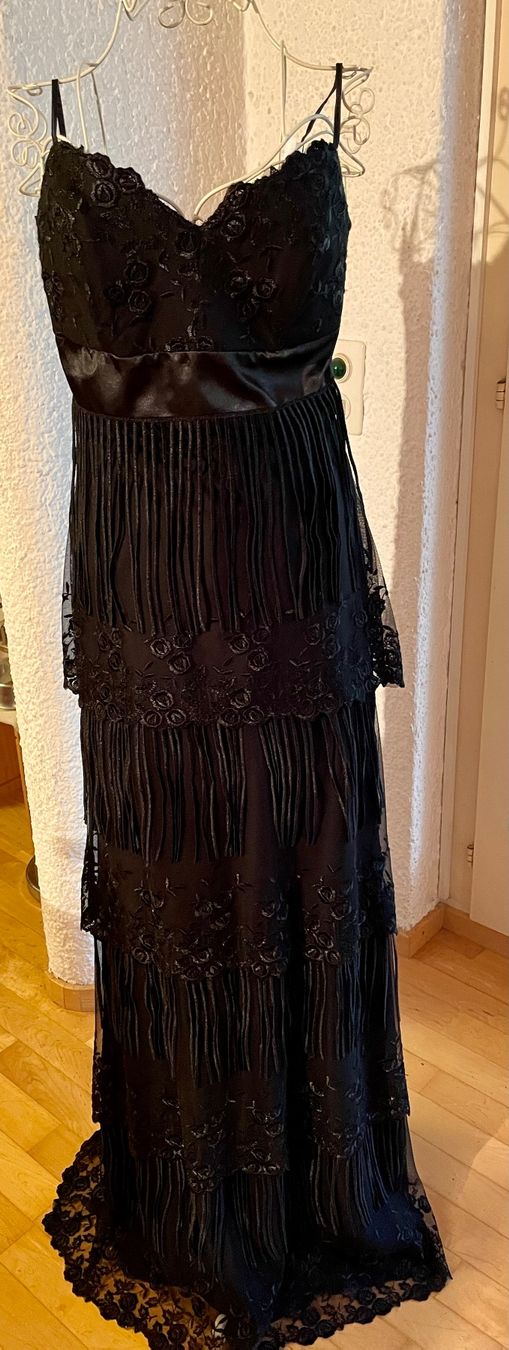 Vestiti: schwarzes langes Kleid,, Party – Nuovo (secondo la descrizione) da Hochdorf venduto da FlordeCebo 2