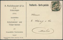 1915 - Pro Juventute - Karte - EF - Scherzingen TG - Voll