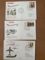 2 Swissair 1 Crossair Erstflug Briefe