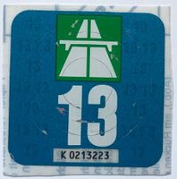 Autobahnvignette 2013