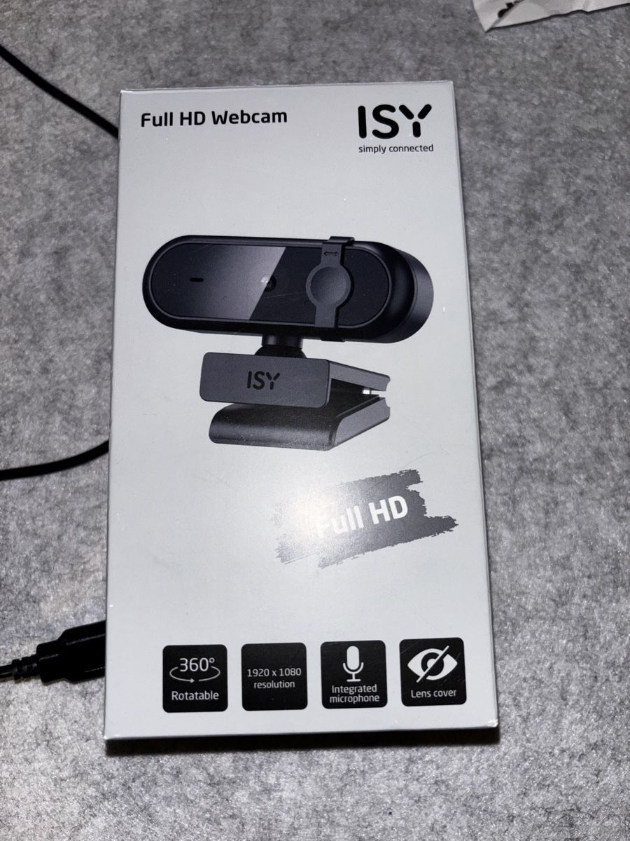 Webcam: ISY 2000 Full HD Webcam 3620 mit Mikrofon und Linse – Nuovo (secondo la descrizione) da Dietikon venduto da Onur8953 2