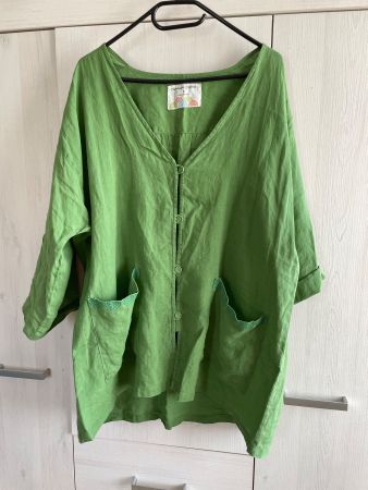 Gudrun Sjöden 100% Leinen Tunika / Oberteil - Gr. L