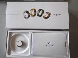 RingConn Smart Ring Gen 1 Silber Grösse 10 inkl. Ladecase