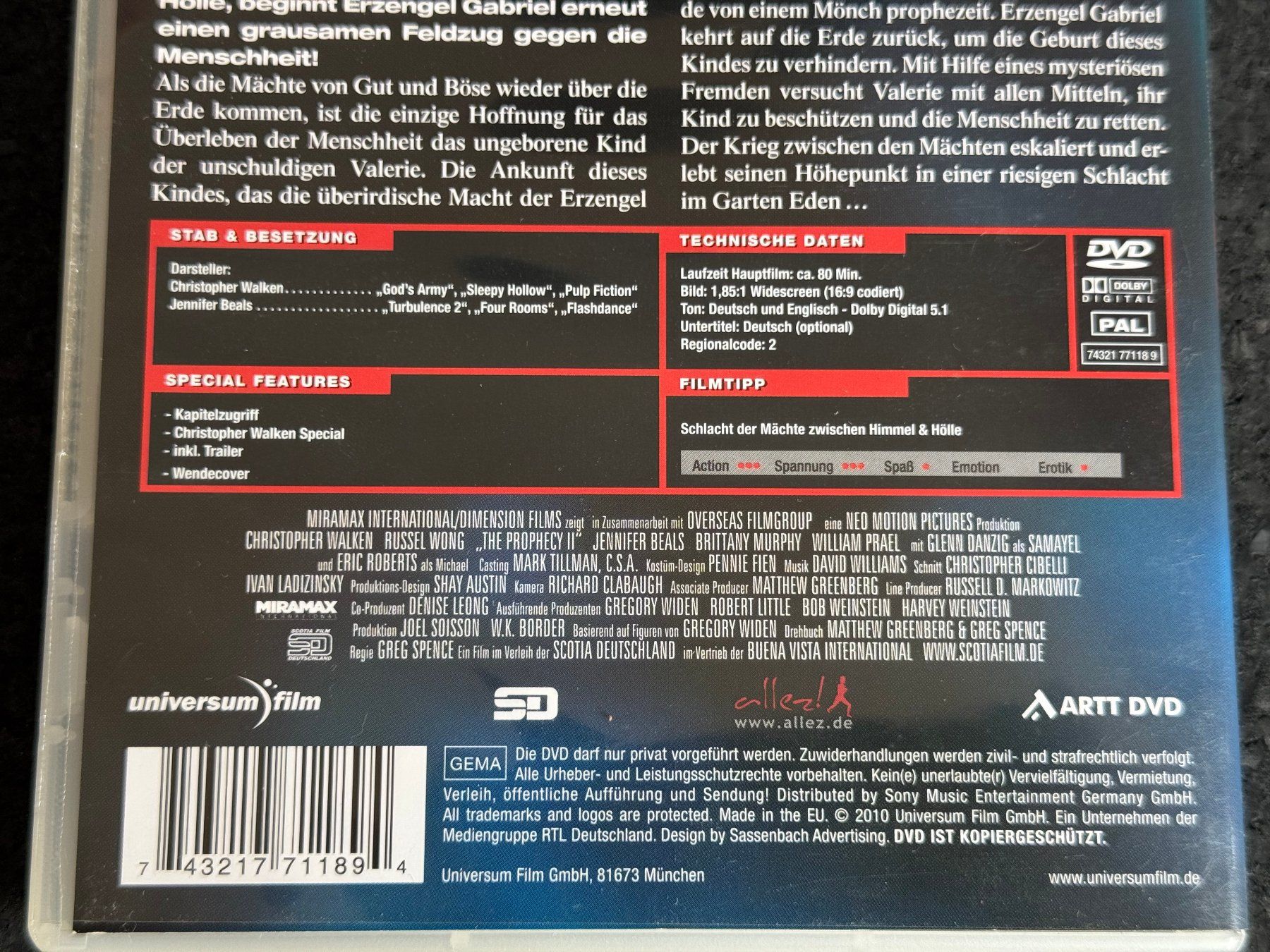Tutti i DVDs: GOD's ARMY 2 "Die Prophezeiung" DVD DE/EN – Usato da Fribourg venduto da tschjoly 3