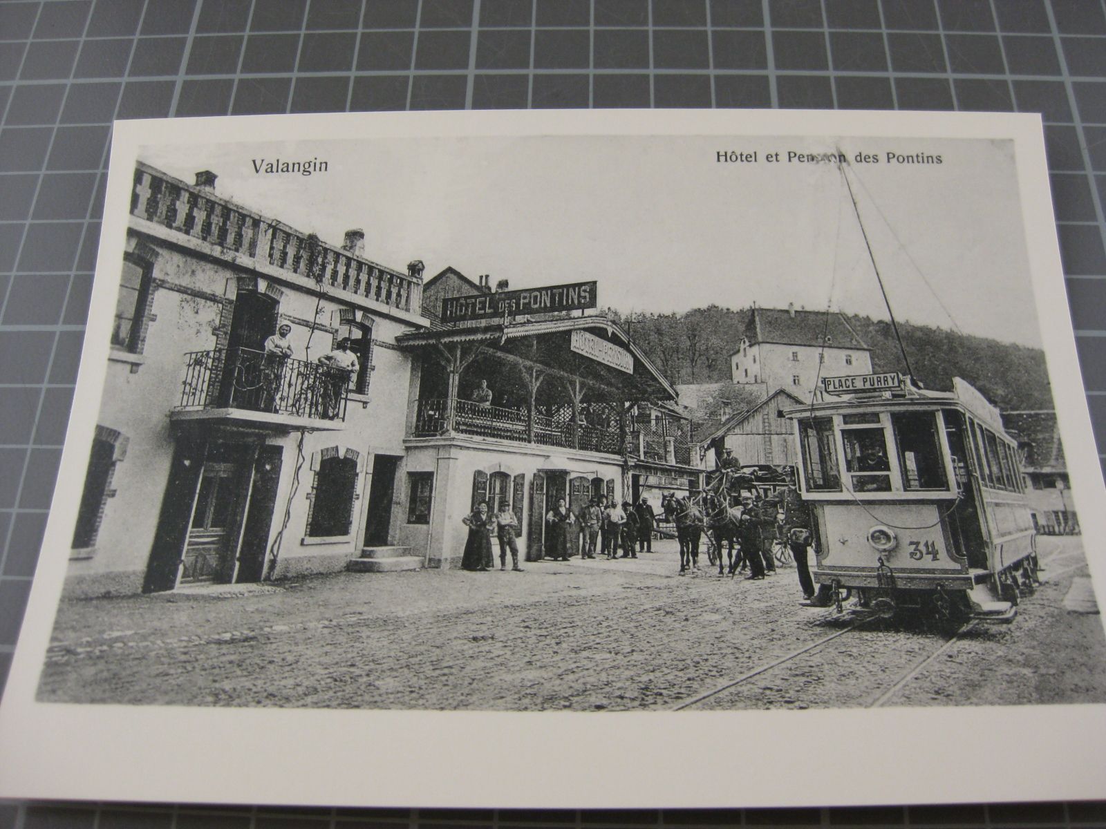 Cartoline postali: AK Neuchâtel Valangin mit Tram – Nuovo (secondo la descrizione) da Malters venduto da Marosko