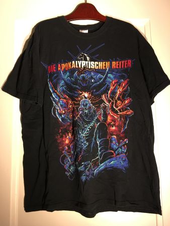 Gildan heavy cotton Apokalyptischen Reiter TShirt noir XL