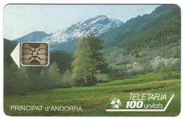 Telefonkarte Andorra AND-013, SC5, Val Serrat