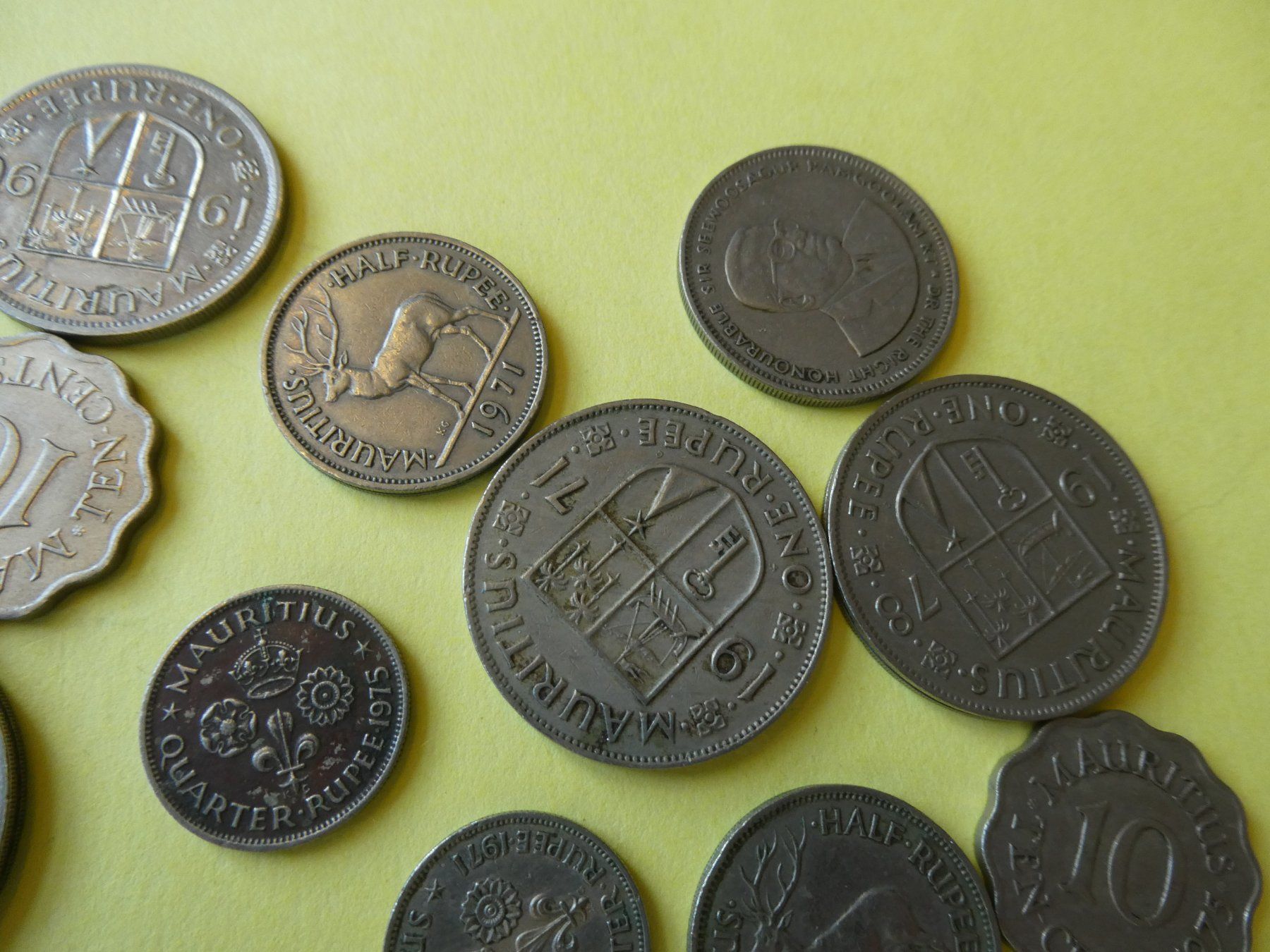 Toutes les monnaies: Mauritius, Konvolut alte Münzen – D'occasion à Hinterforst par Rohusri 4