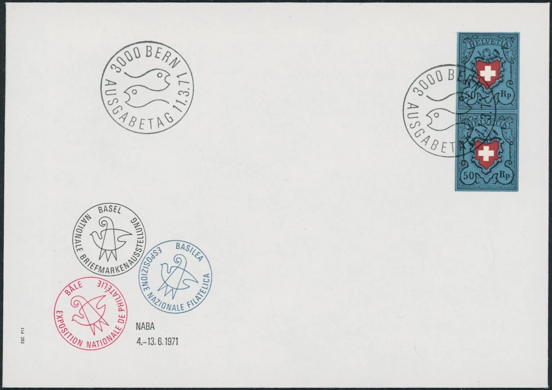 Tous les timbres: 1971 - Naba - Blockausschnitte - FDC U1 – D'occasion à Schindellegi par leecollect 2