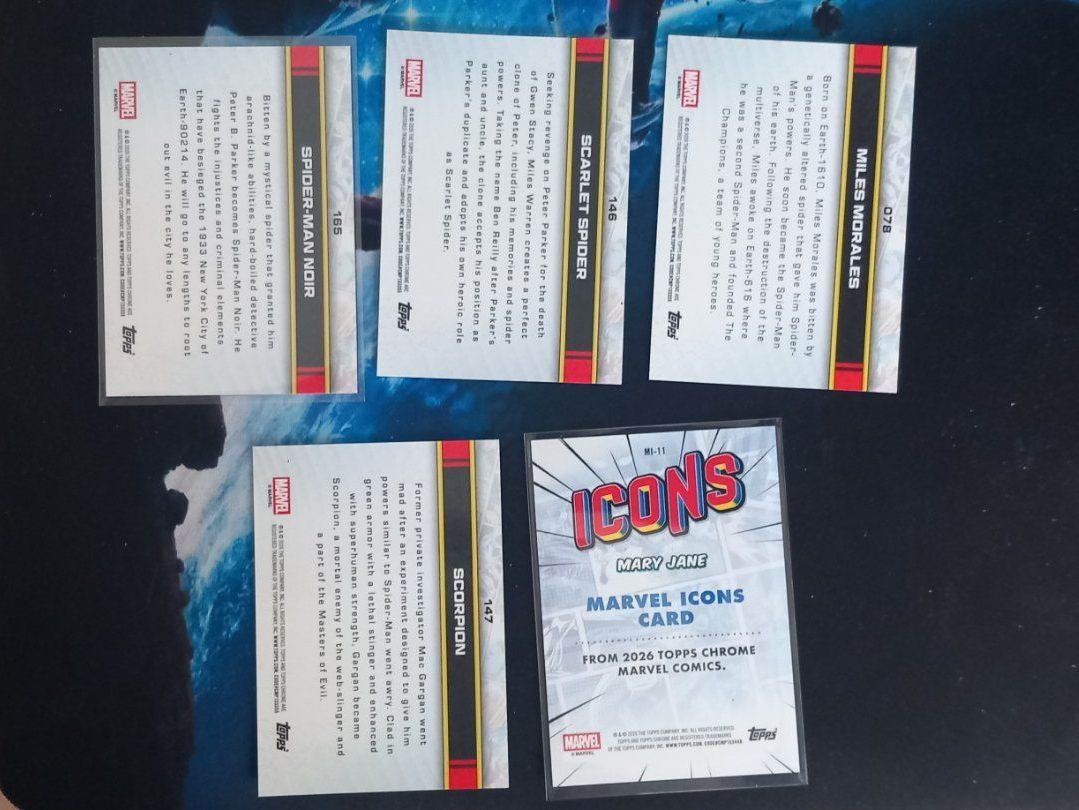 Topps Sammelbilder & Trading cards: 5 Cards Topps Chrome Marvel collection SPIDERMAN – Neu (gemäss Beschreibung) aus Yverdon-les-Bains von fla_z2k7 1