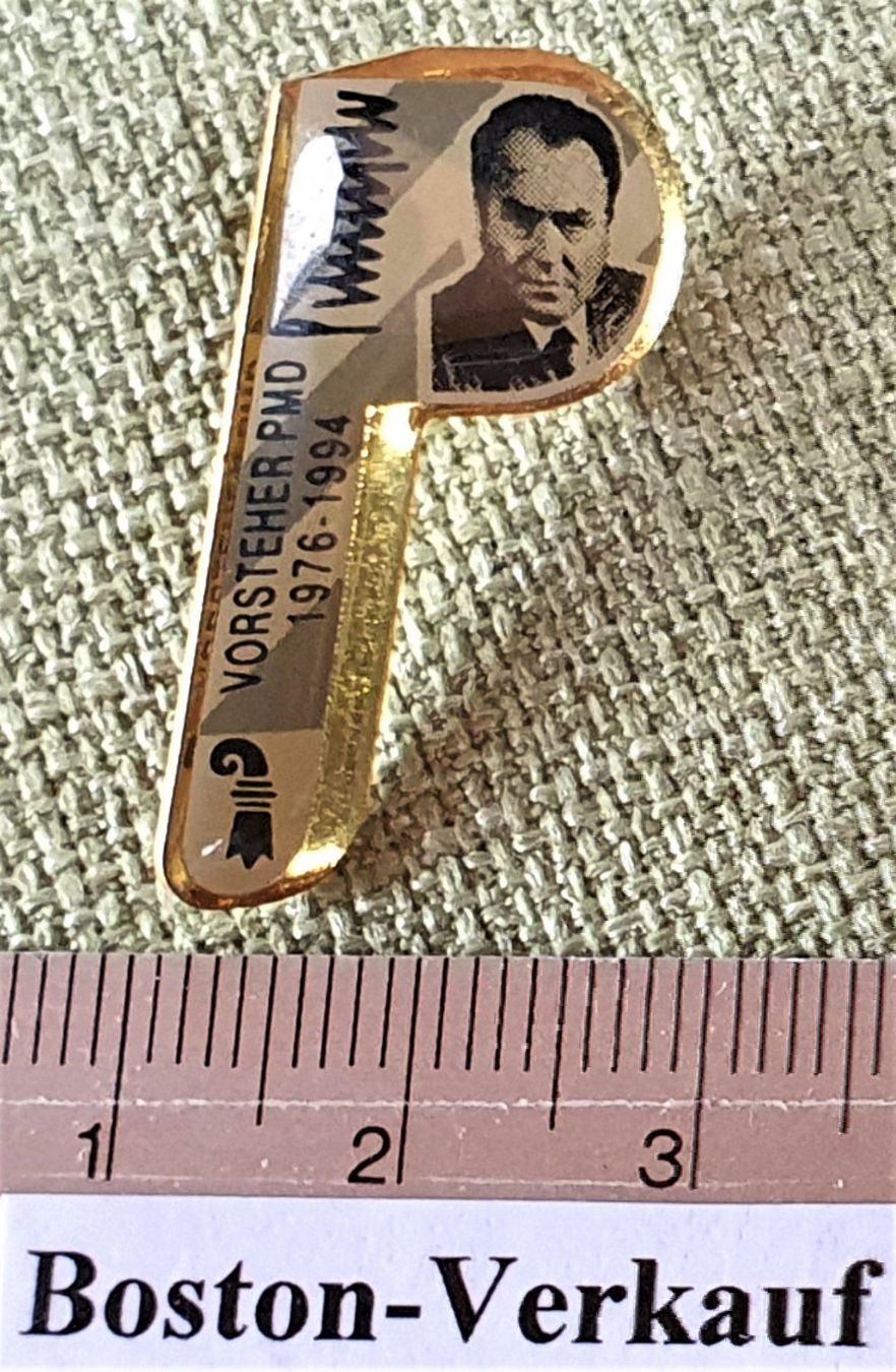 Placchette & Badge: D695 - Pin Basler Polizei Vorsteher PMD – Usato da Reinach BL venduto da Boston-Verkauf 2