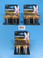 6 Stk. Duracell Batterien C Baby LR14 1.5V Neu OVP