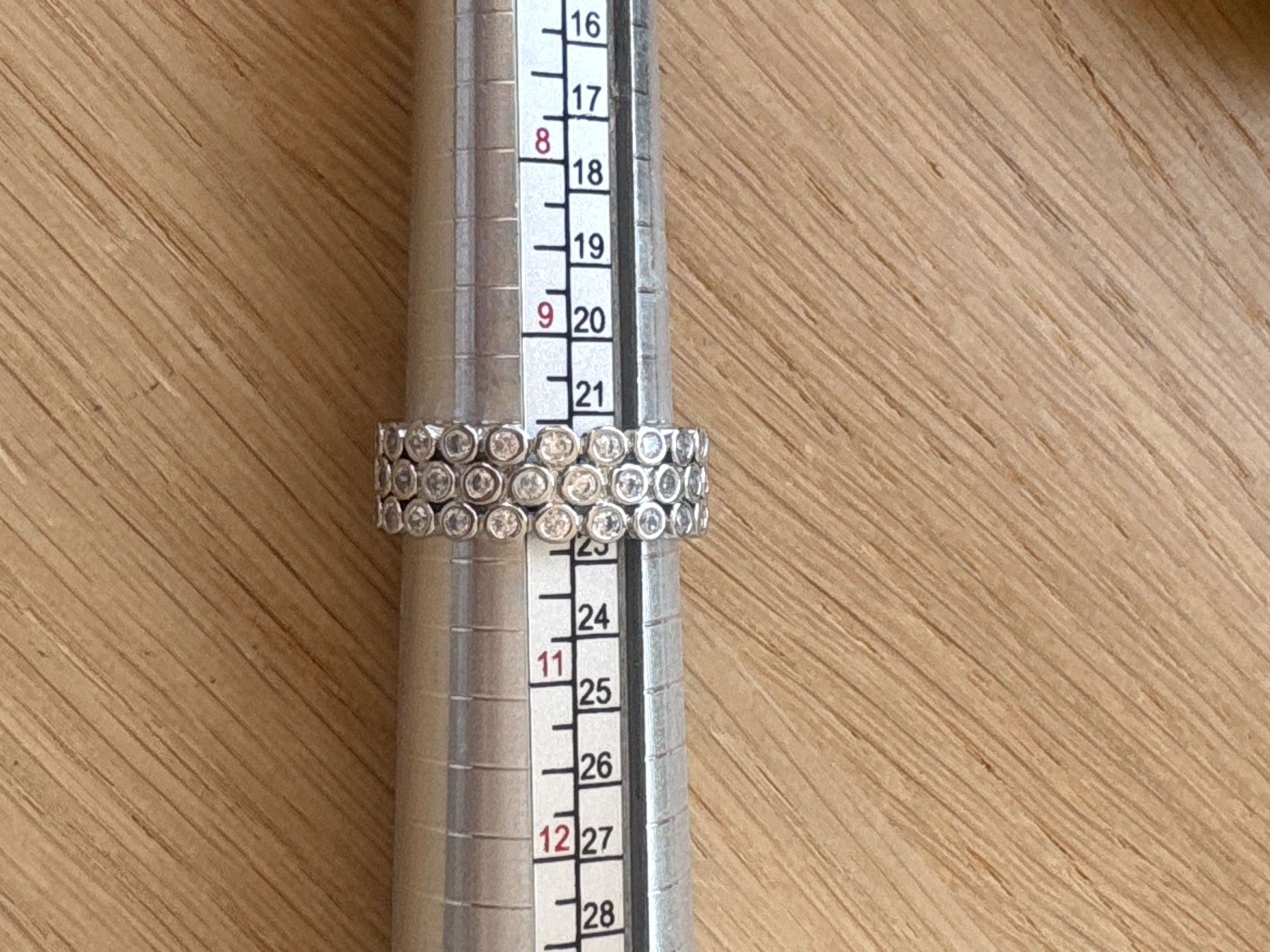 Anelli: Luxus Elegante Gr:20 Ring mit  Zirkonia Farbe: Silver – Nuovo (secondo la descrizione) da Biel-Bienne venduto da Roserosse13 6