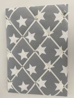 Memoboard / Pinnwand aus Stoff Sterne von Paula & Ferdinand 
