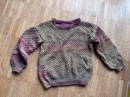 Weicher Kinder Strickpullover, Handgestrickt, ca. Gr. 98-104