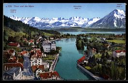 AK Thun, Thun und die Alpen