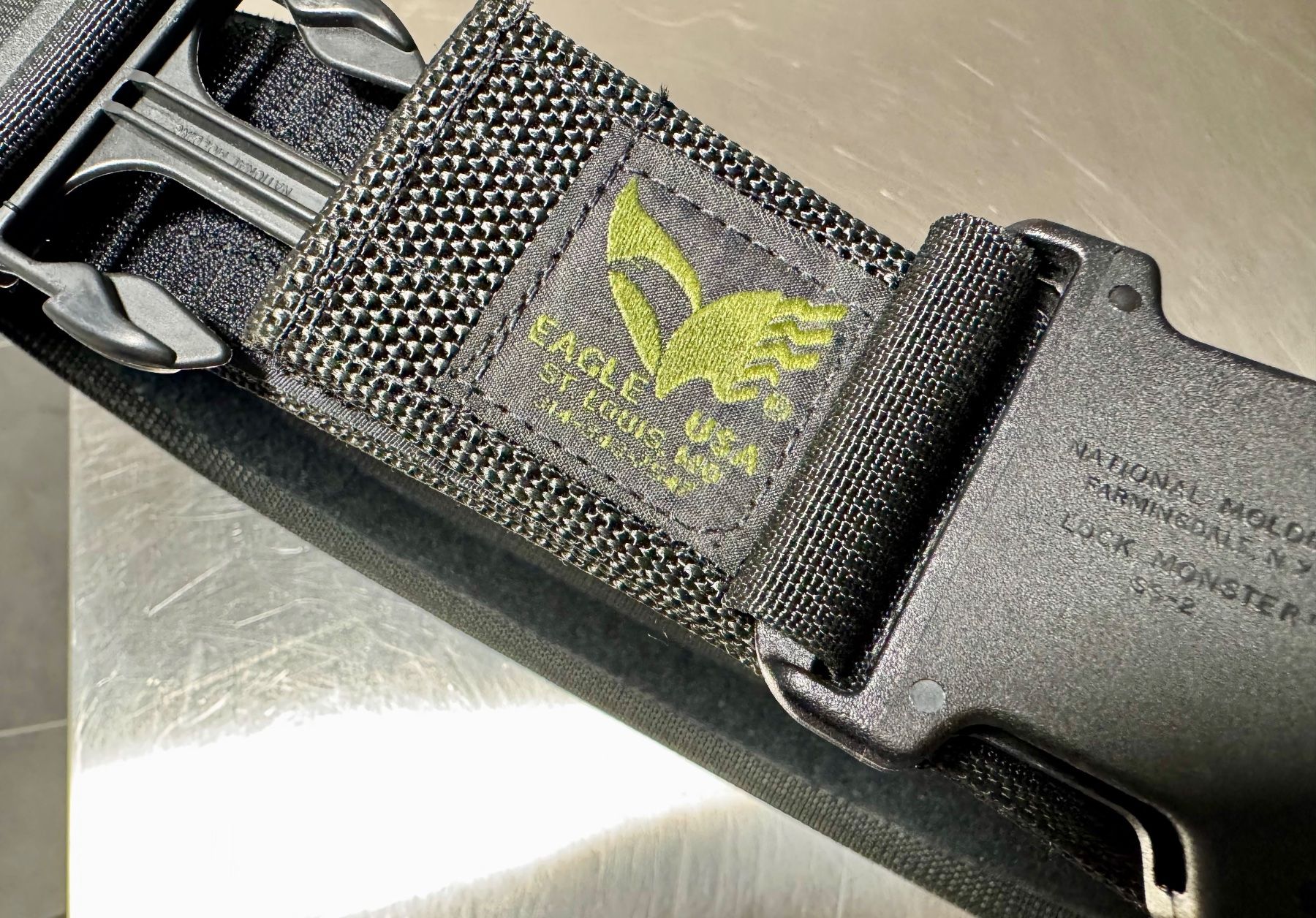 Cinture: EAGLE USA Interventions Klett Waffengurt 110 cm+ schwarz – Usato da Rothenthurm venduto da WalterliTell 1