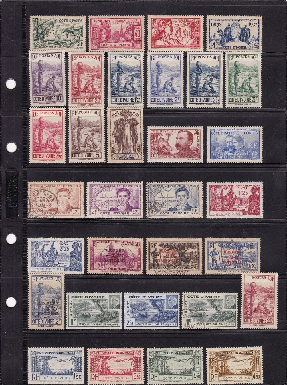 Tutti i francobolli: Tolle Sammlung Elfenbeinküste – Usato da Gretzenbach venduto da Sikim 2