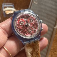 Swatch Chrono, KUHFELL SammlerRarität!