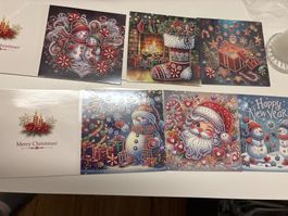 Diamond Paiting Karten Weihnachten