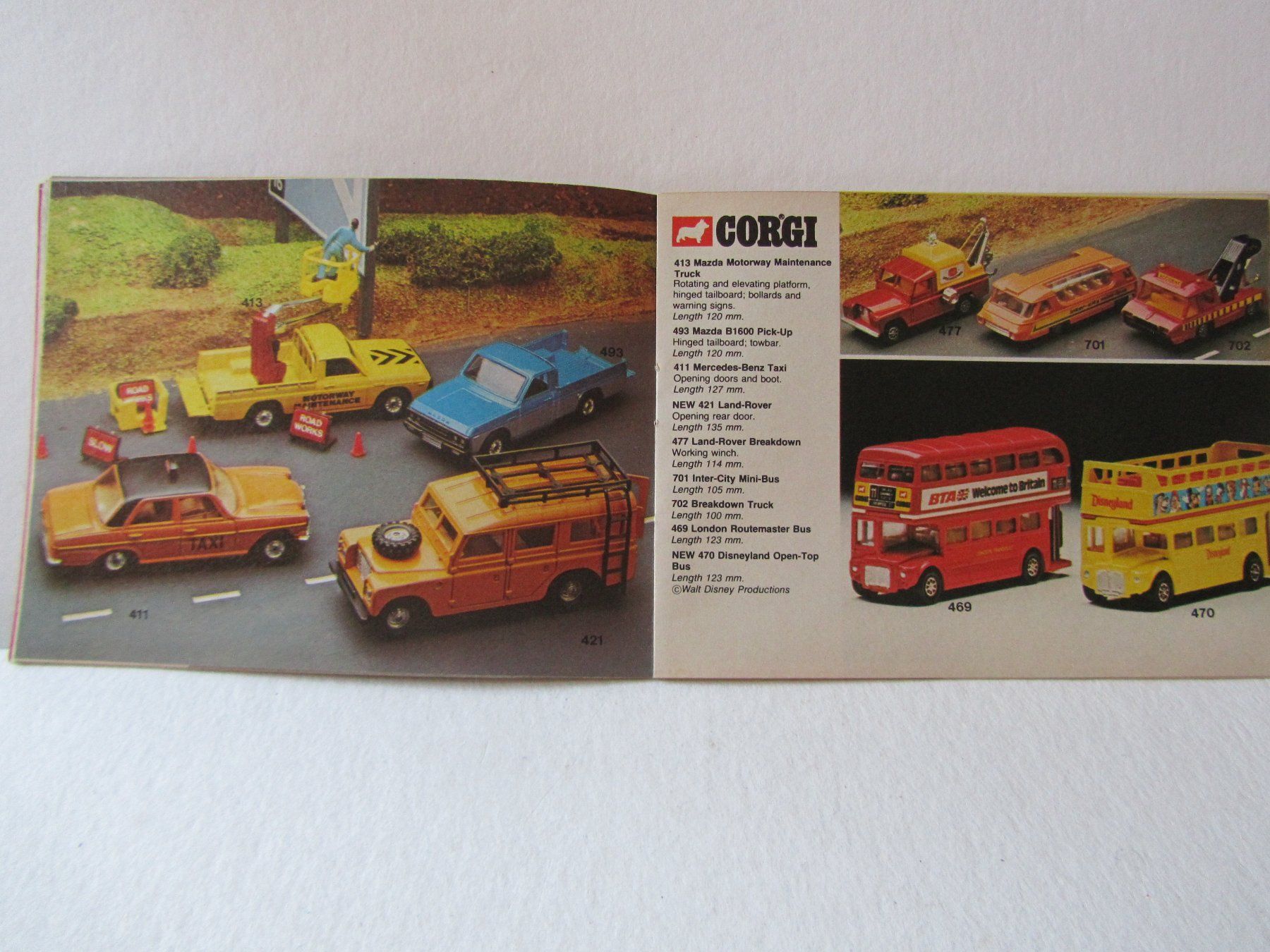 Corgi Toys Modellini d'auto: Corgi Toys- / Corgi Junior Prospekt von 1977 – Usato da Weiningen ZH venduto da dietsch57 3