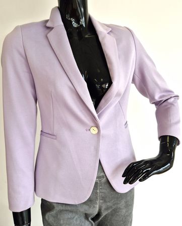 BLAZER JACKE ESPRIT FLIEDER VIOLETT NEU lila 34 36 XS S TOP