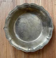 Messingschale alt massiv, 24 cm Durchmesser