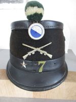 antiker Tschako 1904 Schw.Armee Kt ZH Infanterie