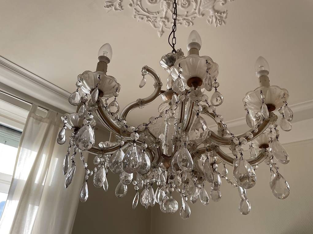 Lampadari & plafoniere: Antiker Kristall Kronleuchter  – Usato da St. Gallen venduto da sal_5xkr 3