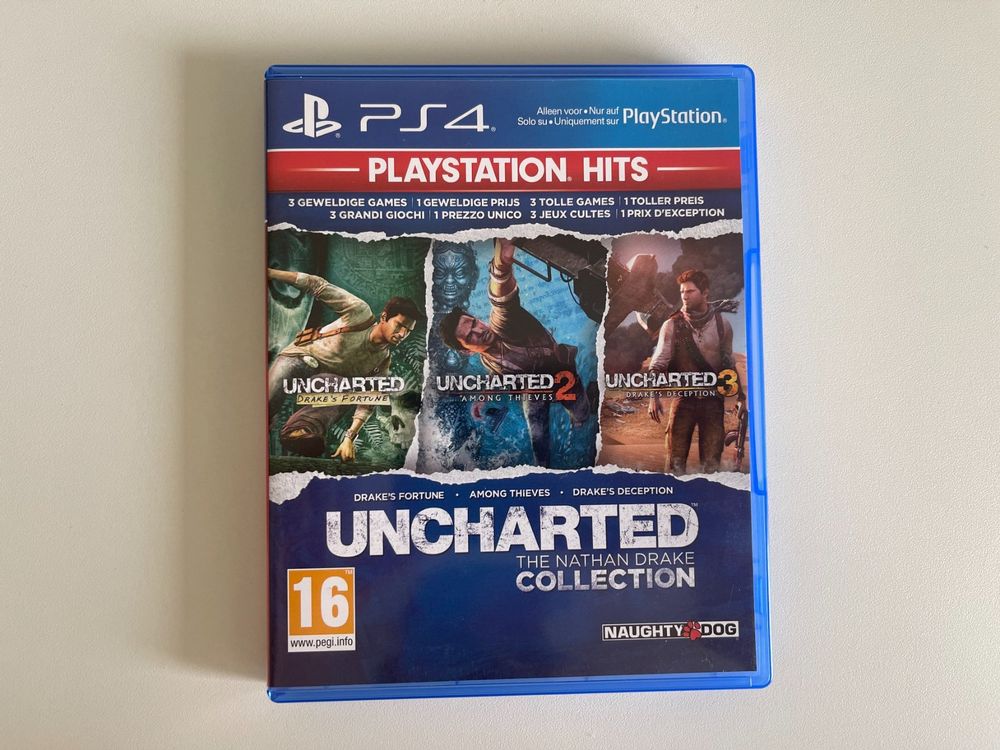 PlayStation 4 Uncharted the Nathan Drake Collection - Greatest Hits - Blue