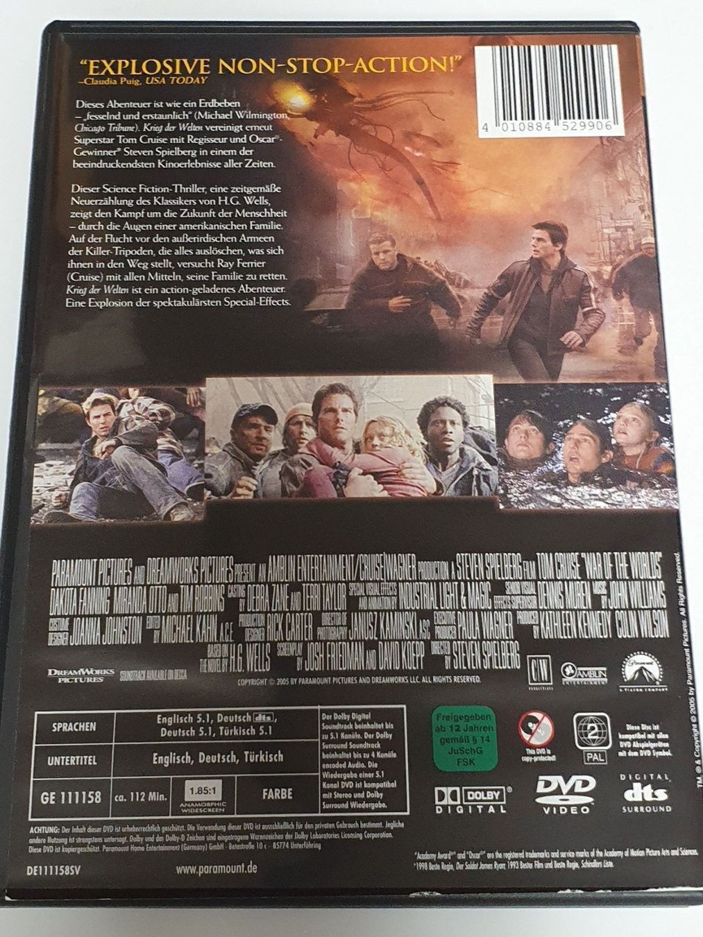 Alle DVDs: Krieg der Welten - Tom Cruise DVD – Gebraucht aus Oberdorf BL von BaldenEagle 3