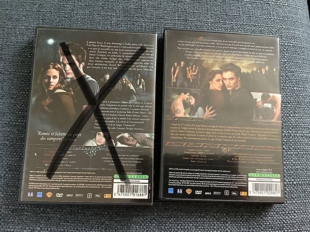 Tutti i DVDs: DVD Twilight chapitre 2  tentation – Usato da Icogne venduto da luna.16 1