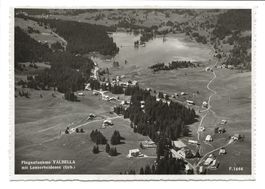 Valbella (GR) Leinzerheidsee - Flugaufnahme  Foto Gross 1950