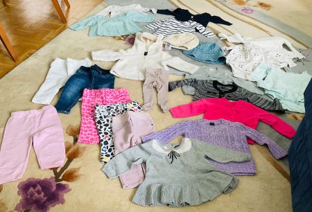 Énorme lot adorables vêtements BABY GAP fille 6/12 mois 23p.